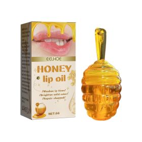 EELHOE Honey Lip Oil, Reduces Lip Lines, Prevents Cracking And Peeling, Moisturizing Lip Care Oil. (Option: 1pcs)